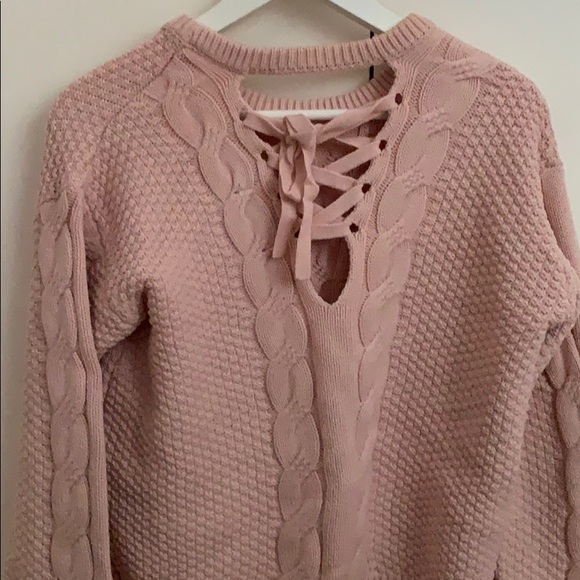 Pink knit sweater - Picture 2 of 3